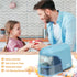Eagle Electric Pencil Sharpener, Battery Powered with LED Light, Portable, Ideal for Kids and School Supplies (Blue)
