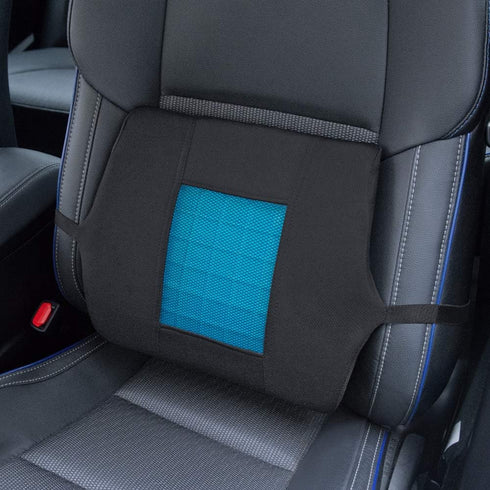 Tailbone (MTCG-100) Motor Trend Cooling Car Lumbar Support Cushion - Made with Memory Foam for Maximum Coccyx Comfort