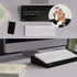 TOWON Desktop Glass Whiteboard with Basic Calculator, 12 Digit LCD Display, Desk Organizers for Office, Home, School
