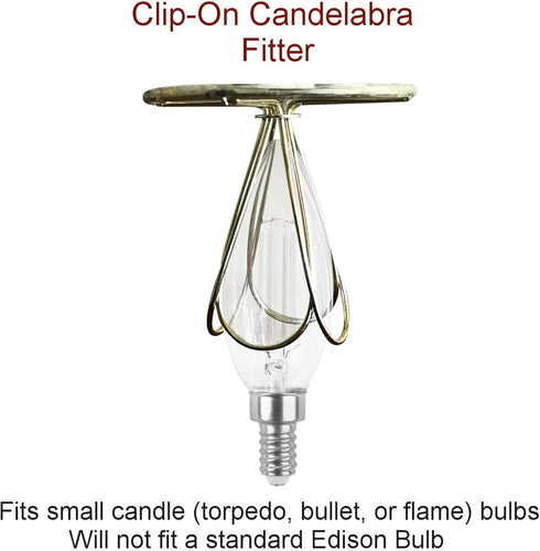 3x6x5 Small White Linen Clip-On Lampshade - for Chandelier Elegance