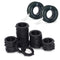 Morvat 30 Rubber Washers & 2 Rolls PTFE Teflon Plumbing Tape for Garden Hose, Leak Free Seal