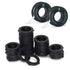 Morvat 30 Rubber Washers & 2 Rolls PTFE Teflon Plumbing Tape for Garden Hose, Leak Free Seal