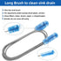 Flexible Drain Brush, 73 Inch Long Double Ended Hose Pipe Cleaners with 4 Pack 8 Inch Straw Cleaner Brush