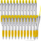 Colarr 30 Pcs Highlighter with Ballpoint Pen Combo, Chisel Tips for Student Office Writing, Coloring, Underlining