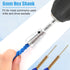 2 Pcs Wire Twisting Tools - 6mm Hex Shank 2-6 Way Wire Stripping Tool for Drill, Cable Nut Stripper