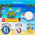 Cruise Door Decorations Magnetic Set - Large 11x13 Inch Dry Erase Board with 6 Fun Magnets, 2 Markers, Eraser
