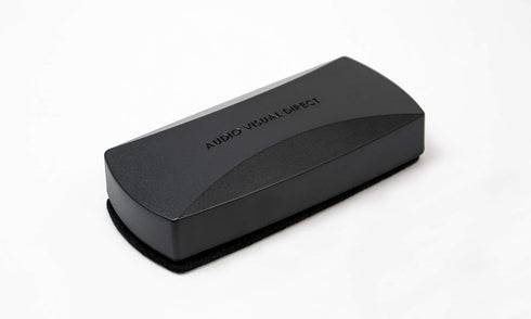 Audio-Visual Direct Black Magnetic Eraser for Glass Dry-Erase Boards with Replaceable Felt