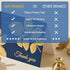 Frelimiu 24 Pack 4 Thank You Cards with Envelopes, Elegant Professional Raised Gold & Silver Foil, Designs, Pefect