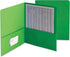 Smead Two-Pocket Heavyweight Folder, Letter Size, Green, 25 per Box (87855)