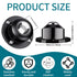 XIBGH 360 Roller,1 Inch 4 Pack Self Adhesive Caster Wheels, Appliance Rollers for Kitchen Appliances, Stainless Steel