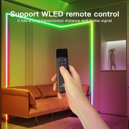 ESP32 4 15A WS2811 WS2812 WS2815 SK6812 WLED RGB IC LED Strip Controller Channel Outputs Fuse Mic Sound Dynamic Lights