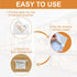 BESTEASY Packing List Pouches 6" x 9", Strong Adhesive Plastic List Label Envelope, Clear Top Loading, 200 Packs