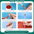Touch Up Paint Pens 2 in 1 Pack, Refillable Brush Pen & Empty Oil Pen for Touch Up Wall Cabinets Furniture Wood (3 ml,