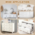 8Set 180mm uxcell Drawer Slides, - Plastic Drawer Rails with Screw, Side Mounted Grooved Guide Rail for Cabinet Bedside