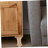 4pcs DOITOOL Solid Wood Carved Furniture Legs European Style Replacement Feet for Coffee Table Cabinet and Bedside