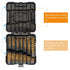 uxcell 99pcs Titanium Twist Drill Bit Set, 14 Sizes for Hardened Metal, Stainless Steel, Wood, with Case