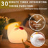 Duck Night Light for Kids, Cute Duck Touch Lamp for Bedrooms, Soft Silicone Rechargeable Nursery Nightlight