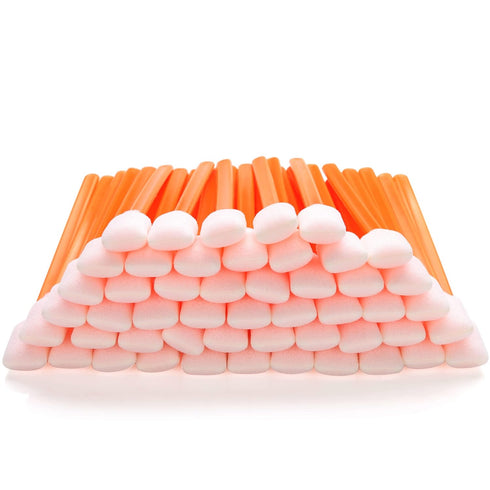 Foam Sticks Cleaning Swabs, 50 pcs 5.25" Large Rectangular Foam Tips for Cleanroom Cleaning, General Cleaning