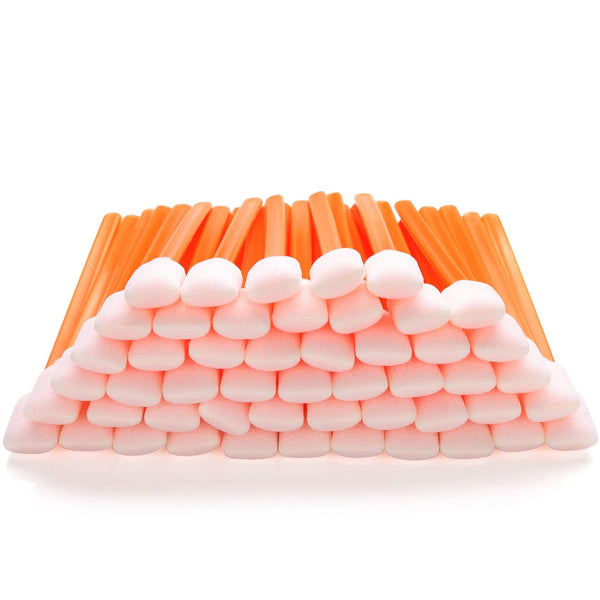 Foam Sticks Cleaning Swabs, 50 pcs 5.25" Large Rectangular Foam Tips for Cleanroom Cleaning, General Cleaning