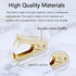 Gold Acrylic Desktop Stapler, 25 Sheet Capacity, includes 1000 Staples and Staple Remover