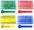 Prepared Microscope Slides for Kids, 48pcs Plastic Animals Insects Plants Flowers Sample Specimens for Homeschooling
