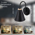 Dimmable Bulb, Dimmable (1 Pack) Battery Operated Black Faux-Wood Industrial Wall Sconce, Easy to Install Not Wires