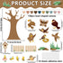 Boho Classroom Tree Bulletin Board Set with 3D Heart Shape Cutouts for School Teacher Wall Decor