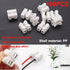 Tnisesm 100Pcs Push Quick Wire Cable Connector, White Wiring Terminal, Spring Loaded Electrical Connectors