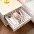 TTUGTTUG 8-Piece Set 4-Sizes, Felt Drawer Organizer in Made from Eco-Friendly Material for Vanity, Makeup, Desk