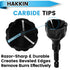 Hakkin 2Pack Hex Shank Deburring External Chamfer Tool with Carbide Blade for Repairing Damaged Bolts and Screws