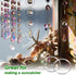 300pcs 13mm 304 MECCANIXITY Mini Split Rings, Stainless Steel Jump Ring Small Round Ring Clips Crystals Suncatcher