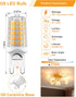 10 Pack Dimmable G9 Bulbs 40W 2700K, 450 4W 360 LED - Equivalent Chandelier Lights, Warm White Lumen, Bi-Pin Standard