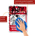 SmartSign 14 x 10 inch “No Trespassing” Metal Sign - Property Protected by Surveillance, Red, Black and White