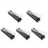 PNGKNYOCN 8 Positions Dual Rows 600V 15A Barrier Screw Terminal Strip Block with Cover TB-1508 (5-Pack)