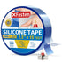 XFasten Self-fusing Silicone Tape Pro, Blue, 1.5-Inch x 15-Feet, Extreme Silicone Pipe Fix Tape for Leak Drain Pipes