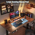 Gaming Mouse Pad, EDGFRTOIO XXL Large 31.5x15.7 inch Computer Desk Mat with Non-Slip Rubber Base
