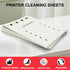 kiecpoy 15-Pack, 8.5 11 Inches Printer Cleaning Sheets x Thickened Design printer cleaning kit for Laser & Inkjet
