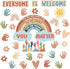 Boho Bulletin Board Decorations for Classroom 35Pcs Everyone is Welcome Positive Motivational Affirmation Wall Decor