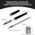 Nice Luxury Pen with Case, Fancy Ballpoint Pen, Smooth Writing Experience, Gift Box with 0.5mm Black Refill