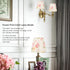 Gsycle Floral Lampshade, Table Lamp Shade Clip On Lamp Shade Cloth Chandelier Floor Lamp Colorful Lamp Shade for Home