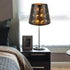 Jelquix E27 E26 Nature Shadow Lamp Shade, Iron Engraved Lampshade, Sun Moon Star Patterns Decorative Shade with Base
