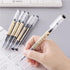 Gel Ink Pen Japanese Style Liquid Ink Rollerball Pens, 12 Pcs/Set, Quick Drying 0.35mm Ultra Fine Point