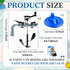 Reallnaive 2 1 2 Pack 1 Pcs Gallon Paint Can Pour Spout Covers and Gallon Mixing Mate Paint Lid Kit, Stirring Pouring