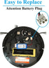 Replacement Battery for ILIFE A4S, A4S Pro, A6, A7, A9, A10, V3x, V7s Plus, W450 Robot Vacuum Cleaners, 2600mAh