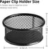 Mesh Paper Clip Holder, 4 Pack Paperclip Holders for Desk, Wire Mesh Bowls, Organizer for Small Office Accessories