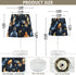 CWUPZAY 3 Dimmable Bedside Table Lamp for Bedroom Moths Mushrooms Moon Nightstand Lamp Small with Fabric Shade LED Way