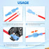 Nilight 400 Pcs Spade Terminals Nylon Quick Disconnect Terminals Male and Female Spade Connectors Kit Electrical Insulated Wire Crimp Terminals Assortment Kit, 2 Years Warranty