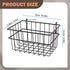 Milageto Pegboard Basket Wire Shelf Basket Container Multipurpose Attachment Bin Organizer for Entryway Pantry