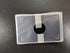 FONLAND 50pcs/Set 0.4mm Thickness Aluminum Metal Business Cards DIY Engraving Card for Home Office Supplies (Black)