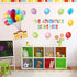 TaoBary 84 Pcs 3D Colorful Balloon Honeycomb Bulletin Board Set, Balloon Accents Paper Cutouts for Kids Teacher Back to